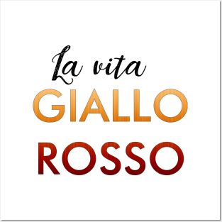 La Vita Giallo Rosso 2 Posters and Art